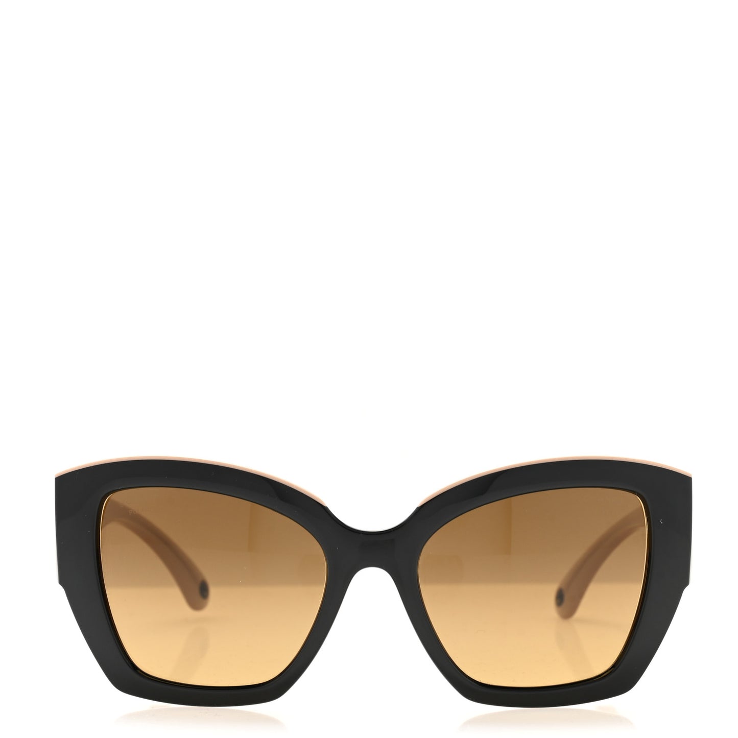 Nylon Butterfly Polarized Sunglasses 6058 Black Beige