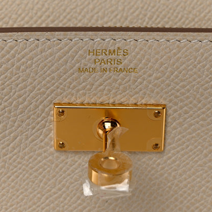 Hermes Epsom Kelly Wallet To Go Craie 6 of 7