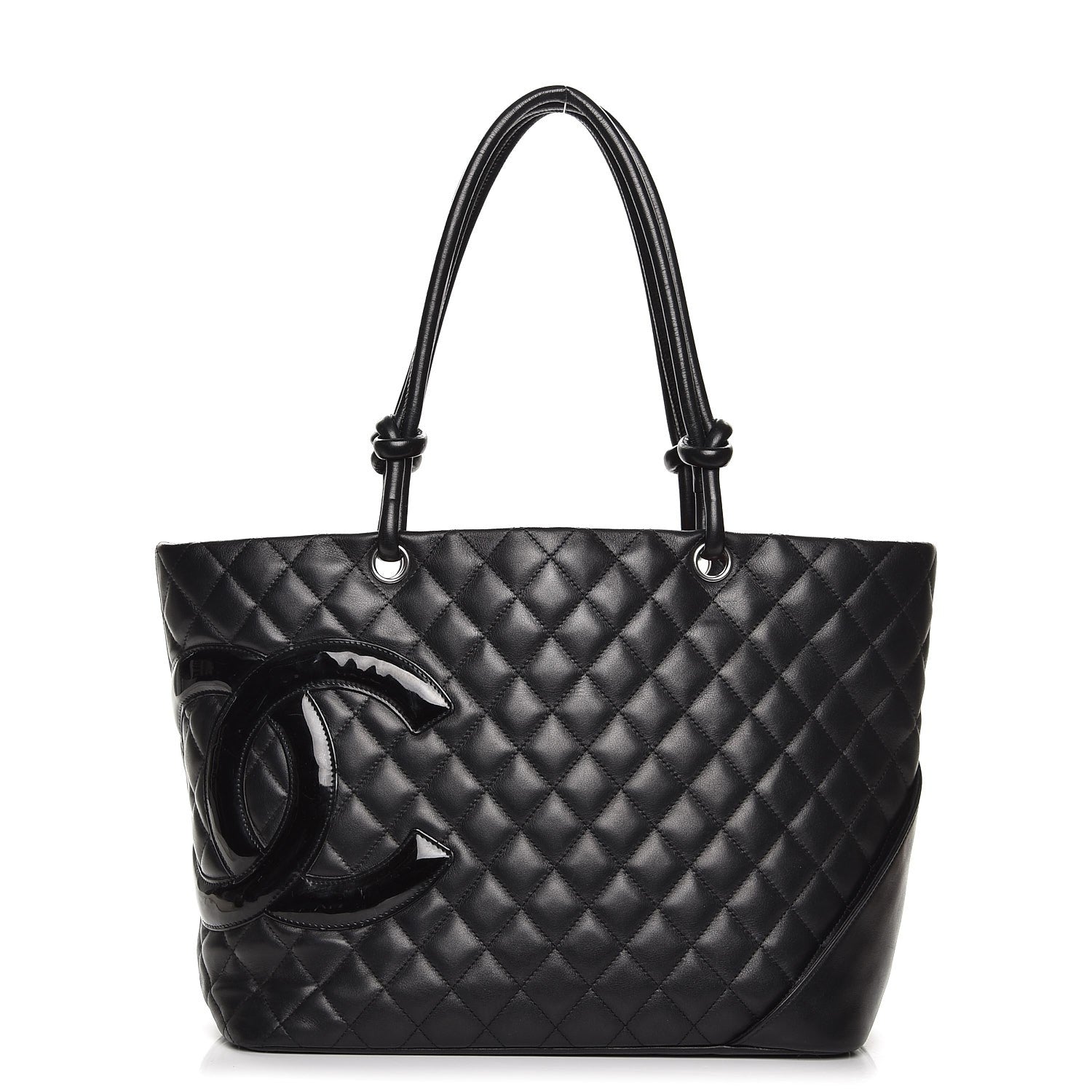 Chanel Calfskin Quilted Large Cambon Tote Black 1 of 9