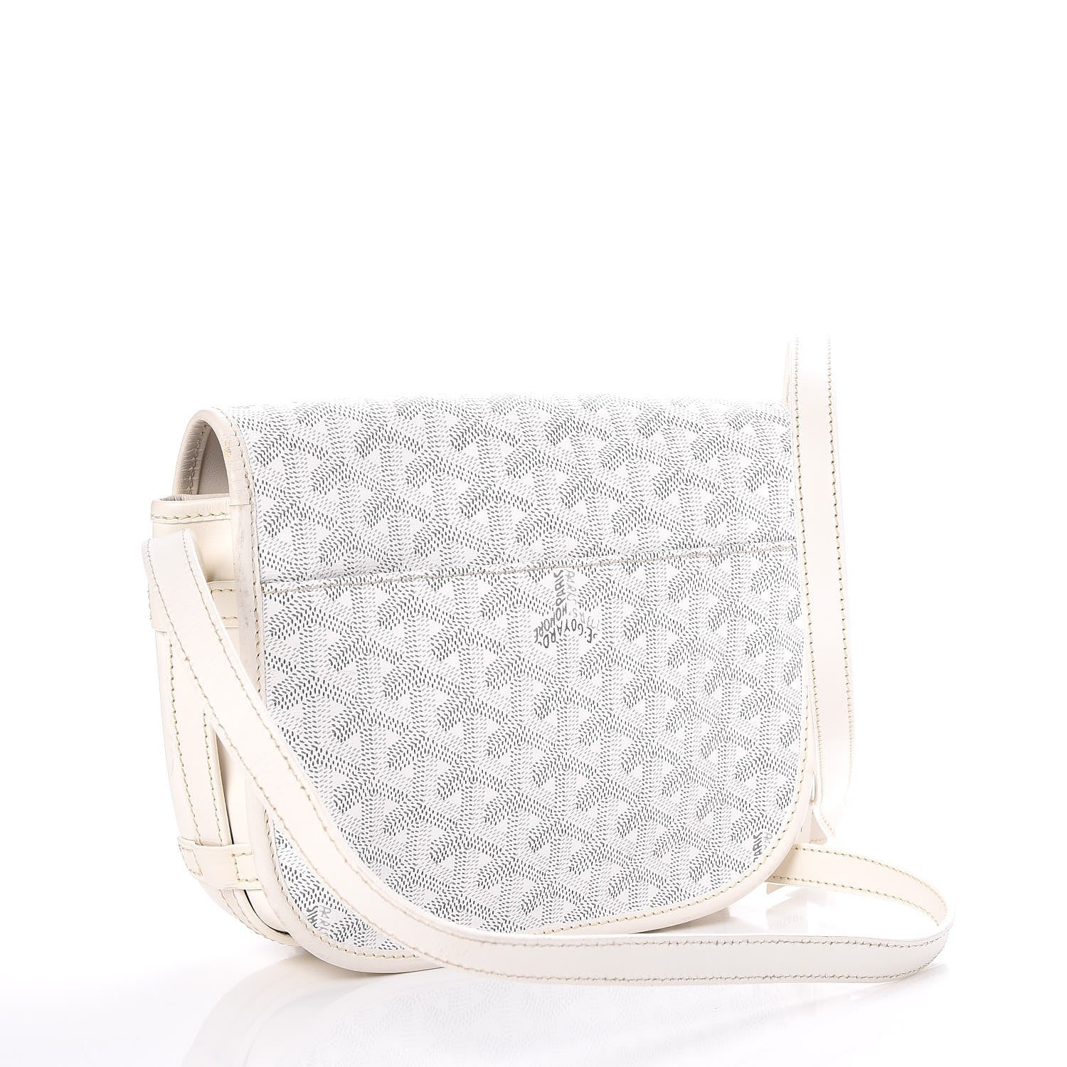 Goyard Goyardine Belvedere PM Messenger Bag White 3 of 7