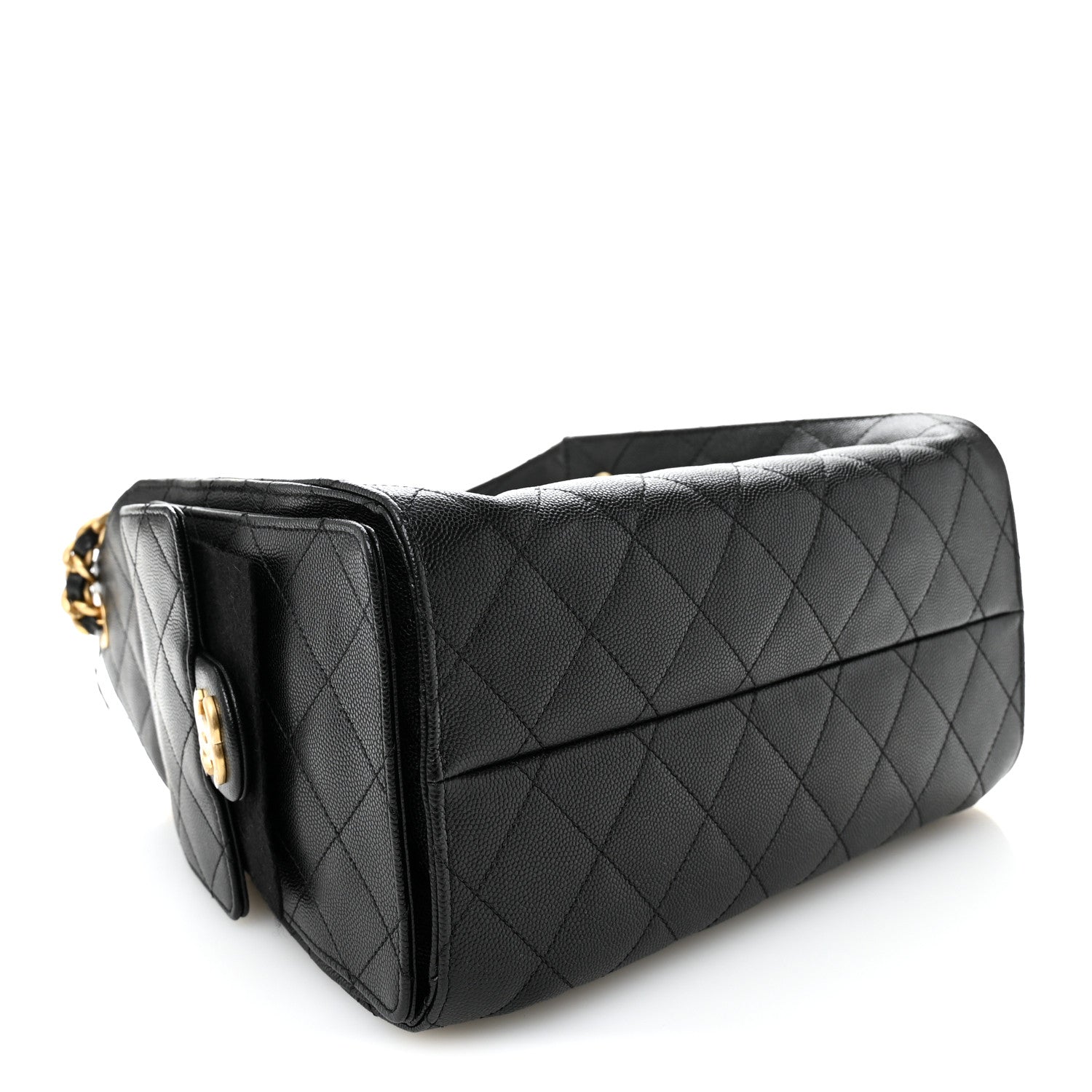 Chanel Caviar Quilted Small Chanel 25 Handbag Black 4 of 10