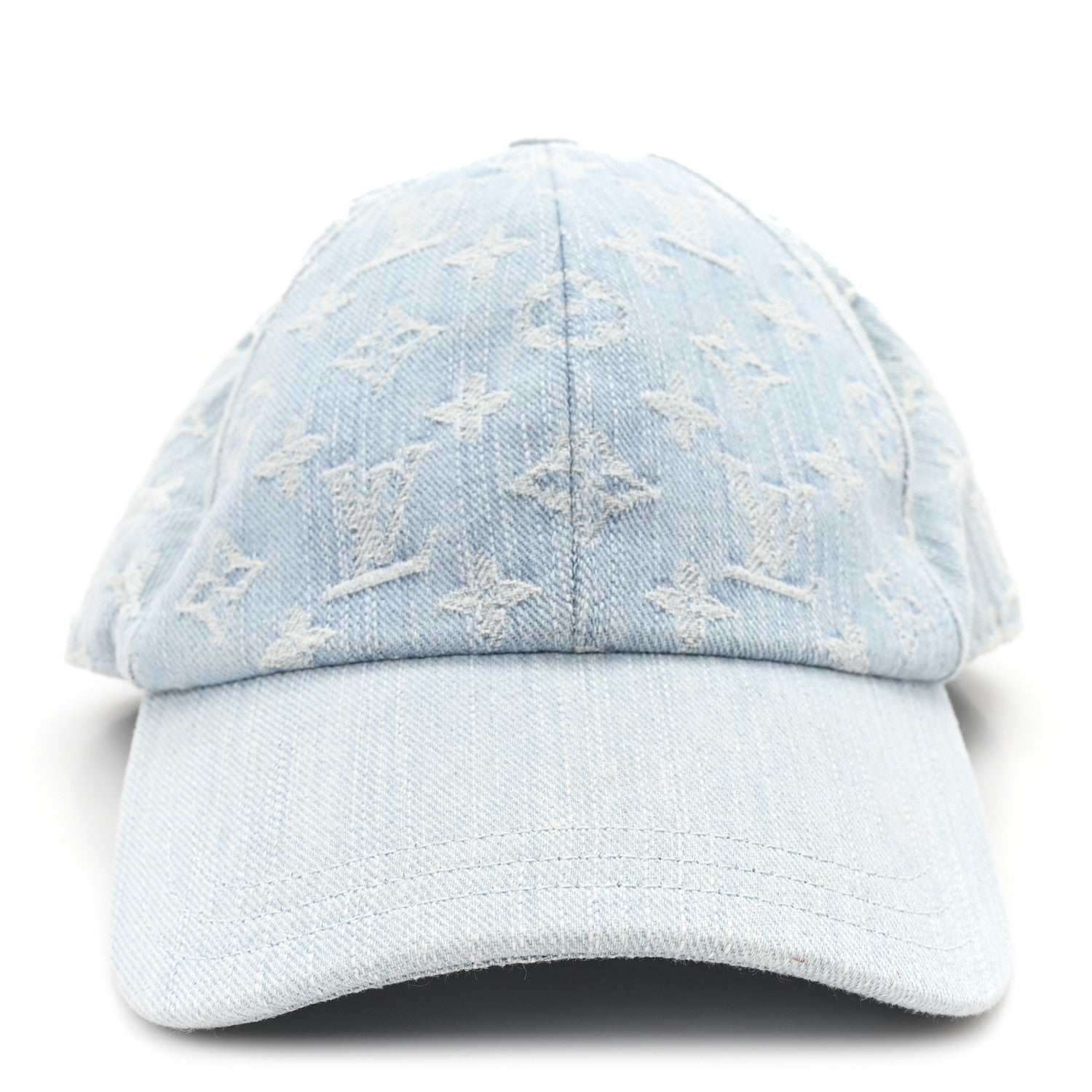 Louis Vuitton Monogram Denim Cap L Blue 3 of 10