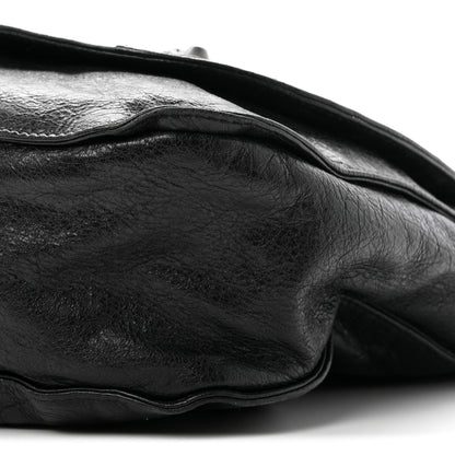 Balenciaga Agneau Classic Hardware Neo Folk Messenger Black 10 of 11