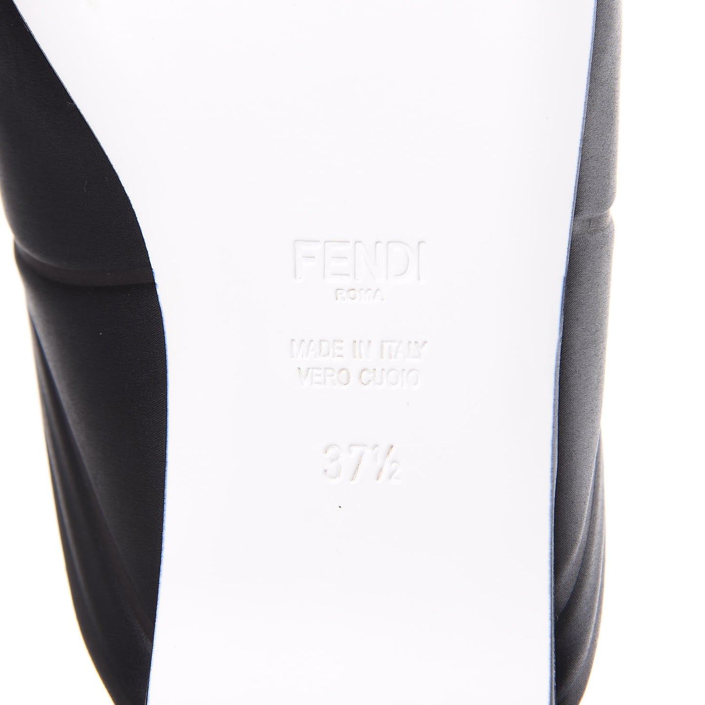 Satin Crystal FFreedom Flat Mules 37.5 Black