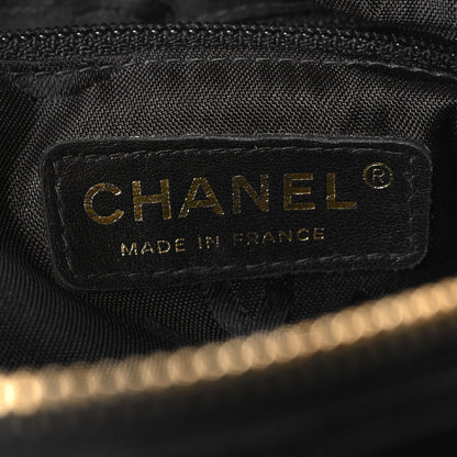 Chanel Patent Perforated Camelia Hobo Black 6 of 11