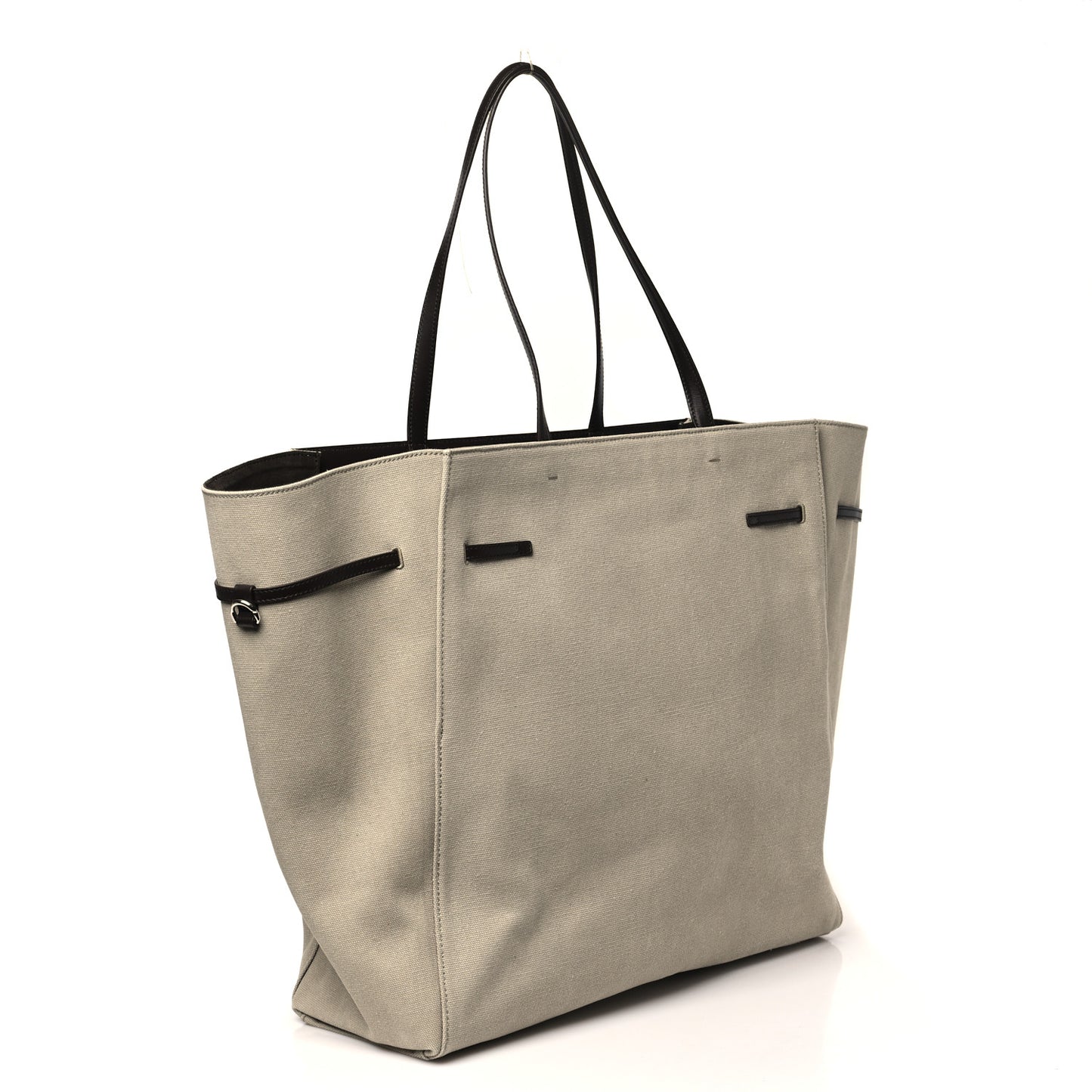 Canvas Large Voyou Tote Army Beige
