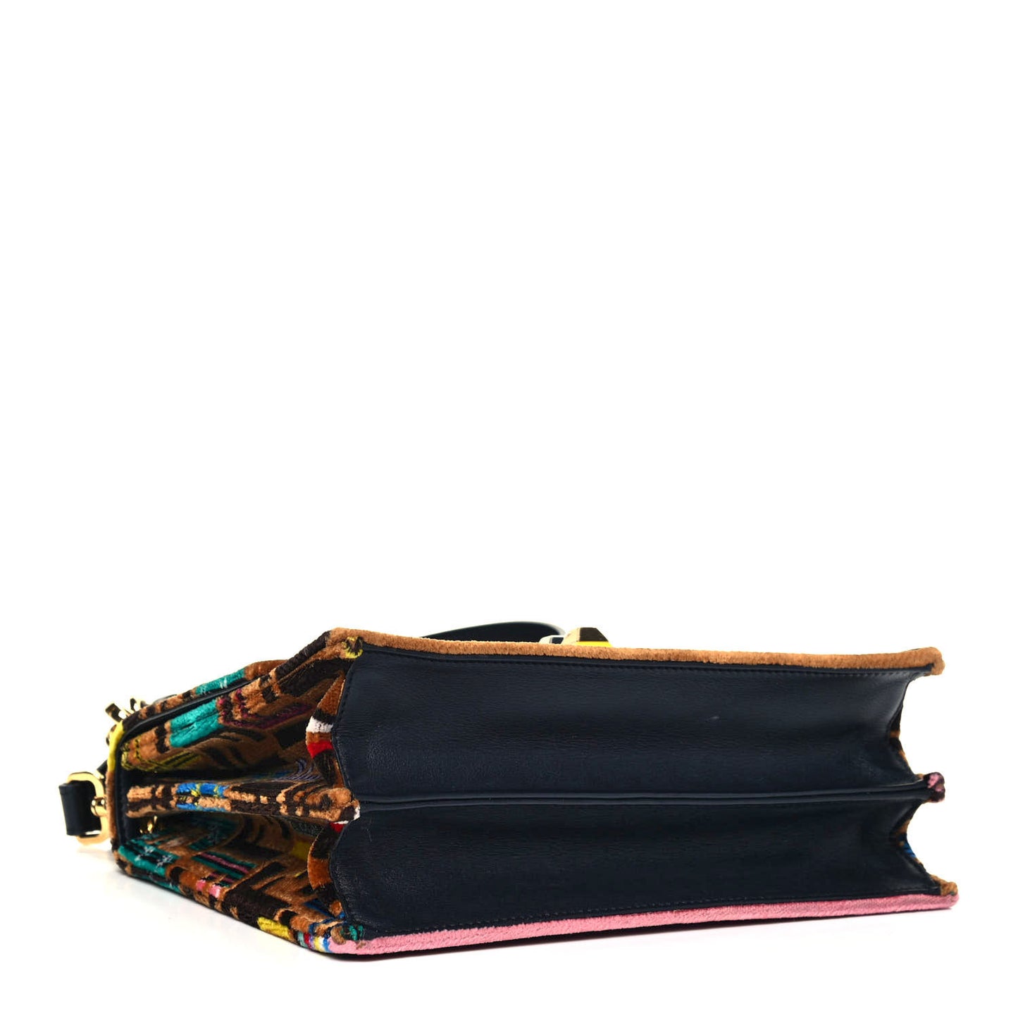 Velvet Vitello Dolce Fun Fair Kan I Shoulder Bag Tobacco Multicolor Black