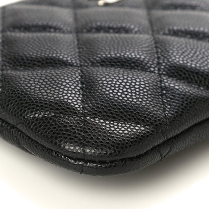 Chanel Caviar Quilted Small Cosmetic Case Black 9 of 10