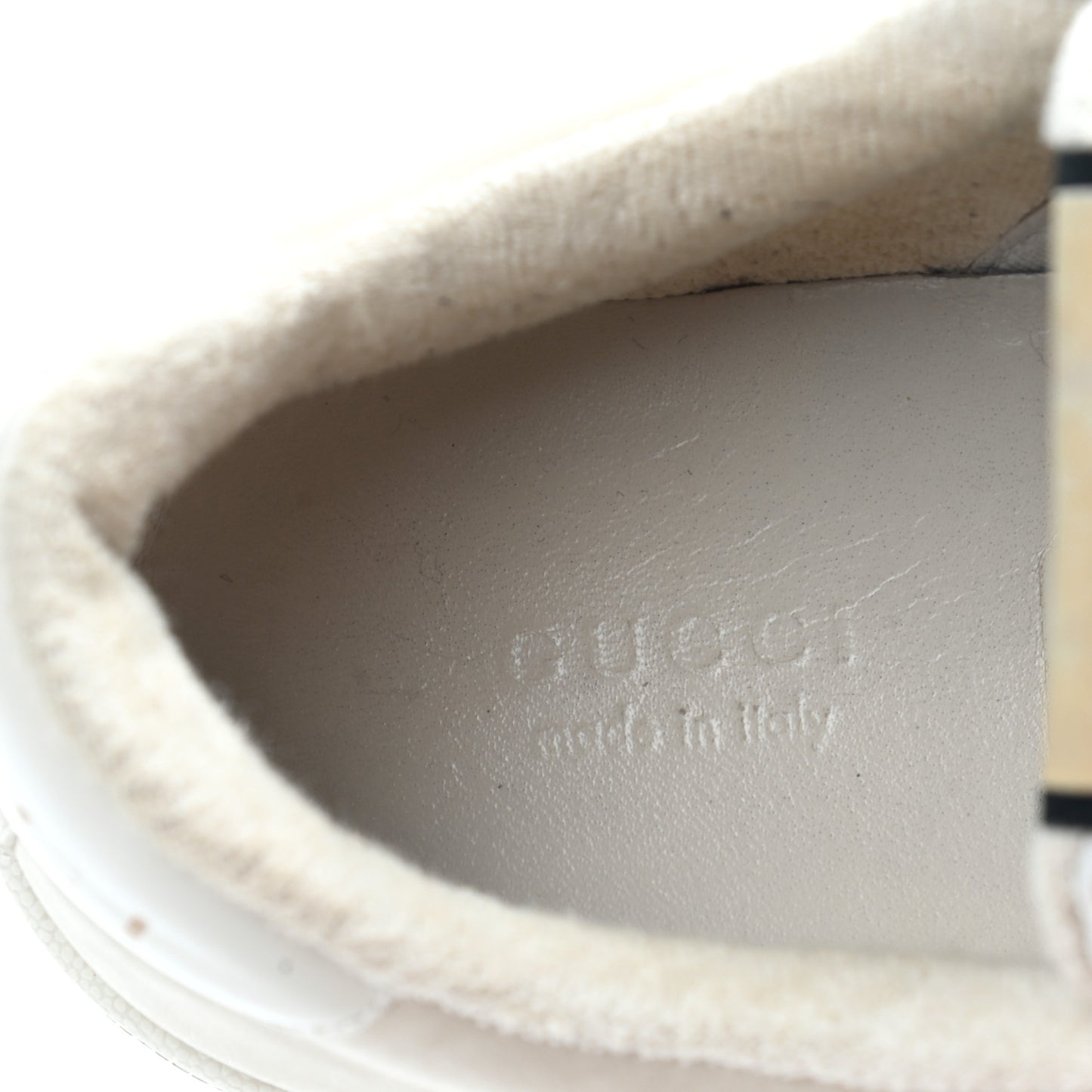 Nylon Nubuck Web Womens Screener Sneakers 38.5 Mystic White Dusty Milk