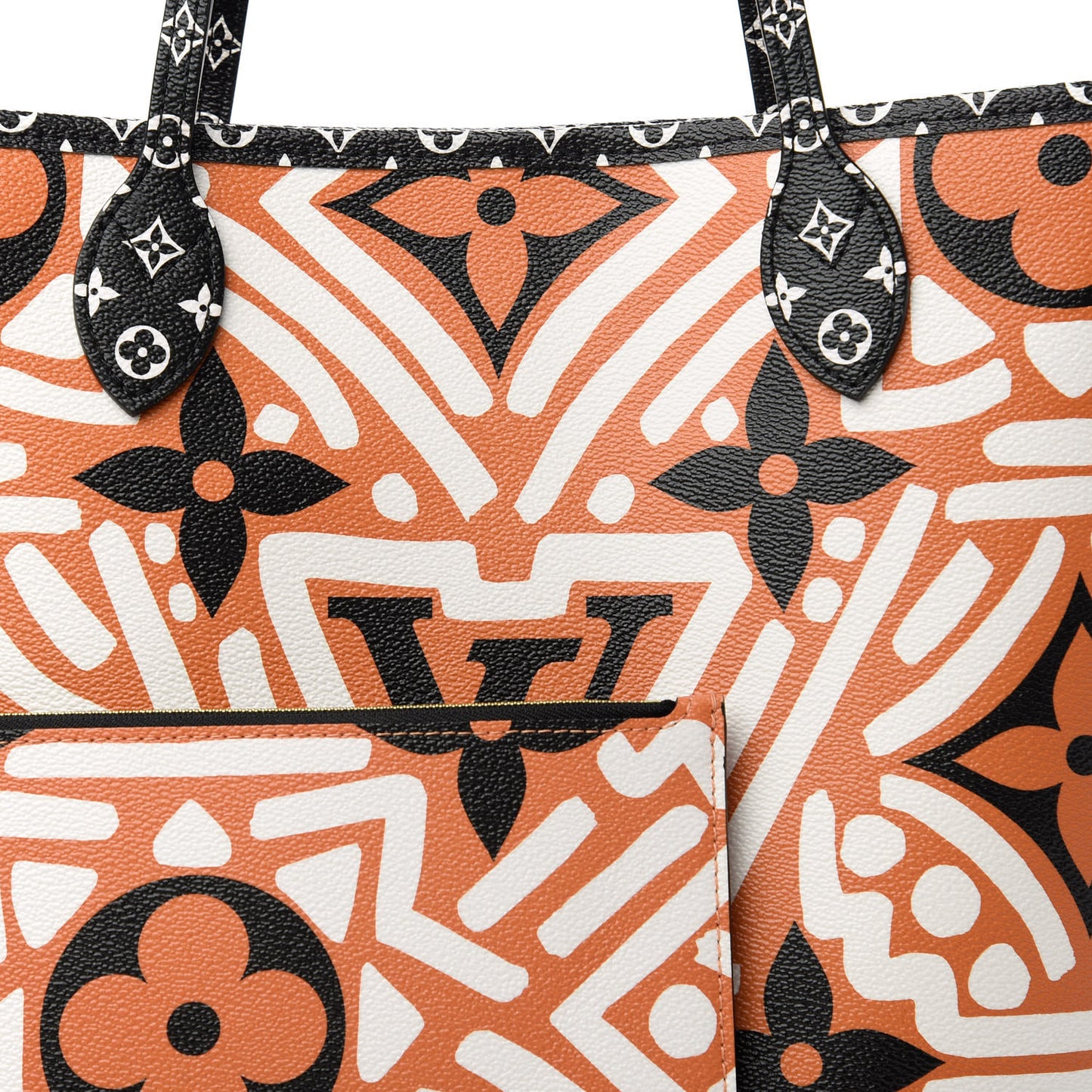 Monogram Giant Crafty Neverfull MM Creme Caramel