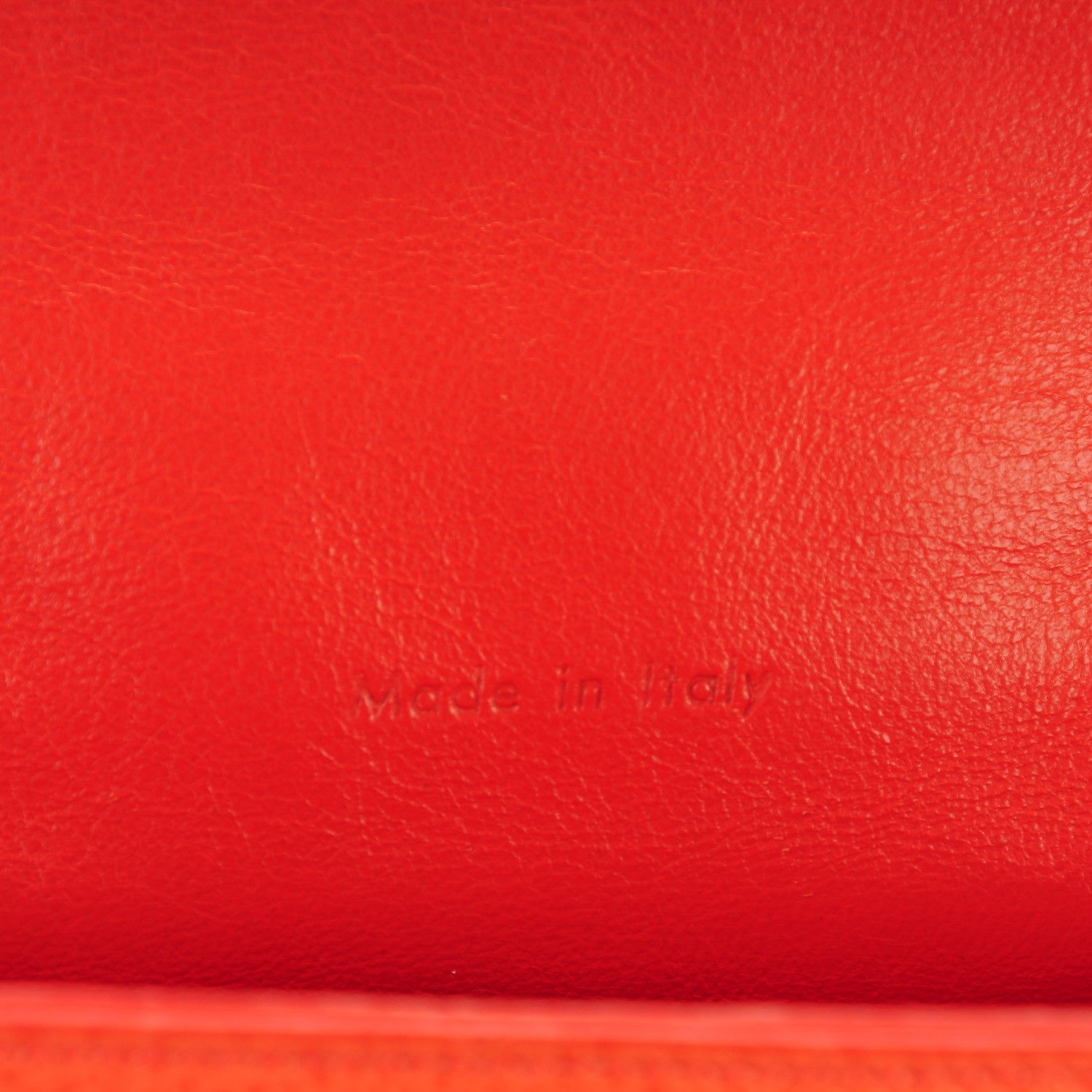Celine Grained Calfskin Trotteur Messenger Coral 8 of 9