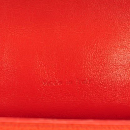 Celine Grained Calfskin Trotteur Messenger Coral 8 of 9