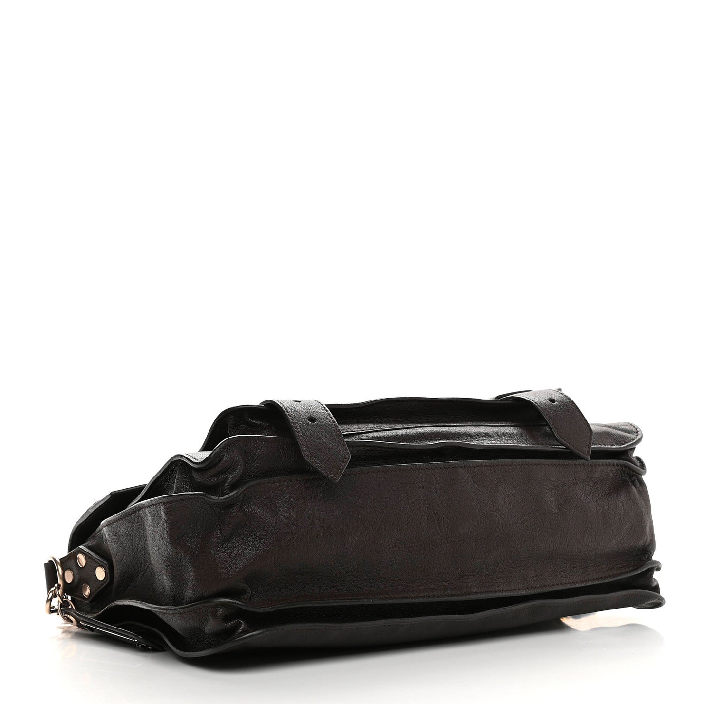 Lambskin Medium PS1 Satchel Dark Chocolate
