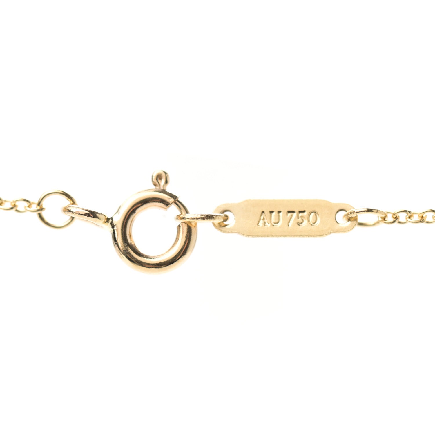 Tiffany 18K Yellow Gold 1837 Interlocking Circles Necklace 6 of 6