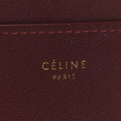 Celine Smooth Lambskin Solo Card Holder Rust 6 of 7
