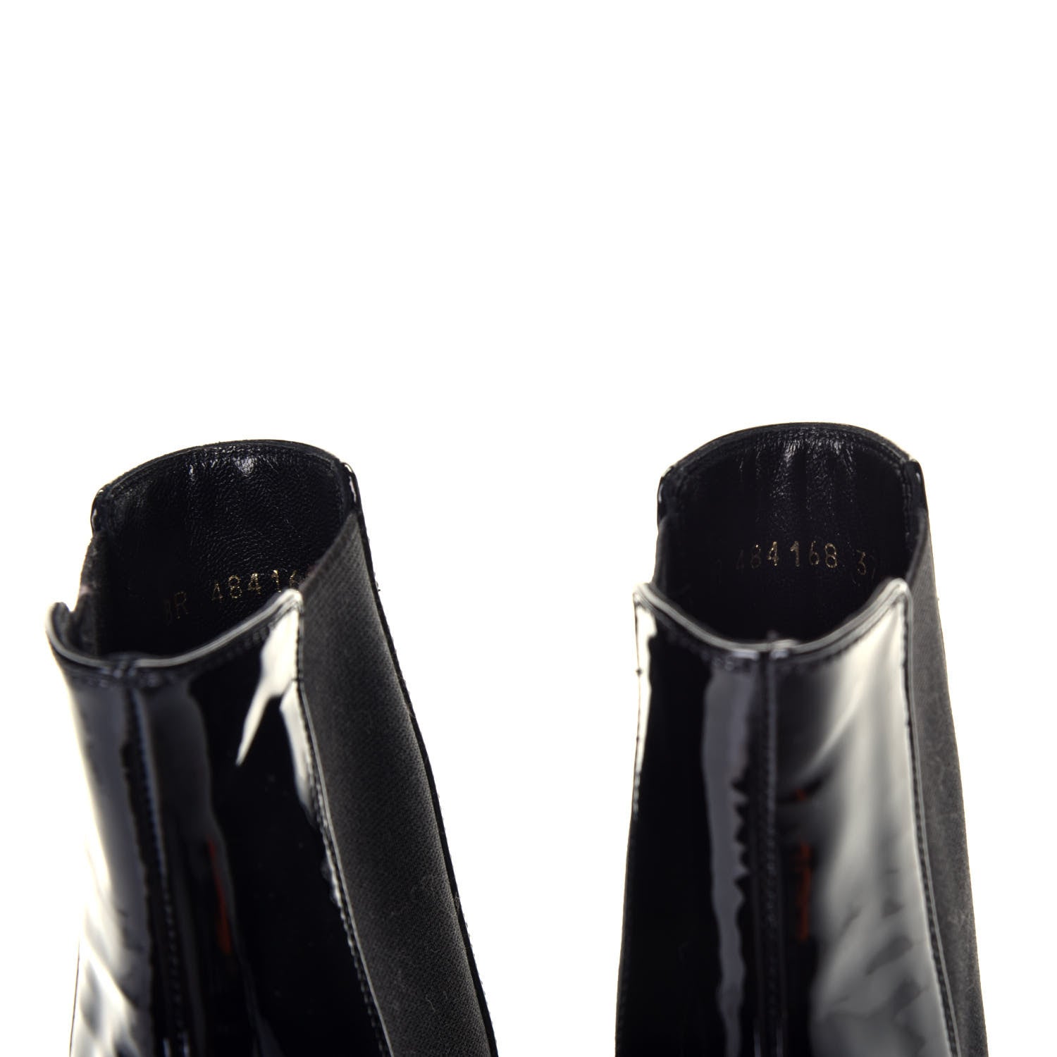 Saint Laurent Patent Opyum Ankle Boot 37.5 Black 9 of 10