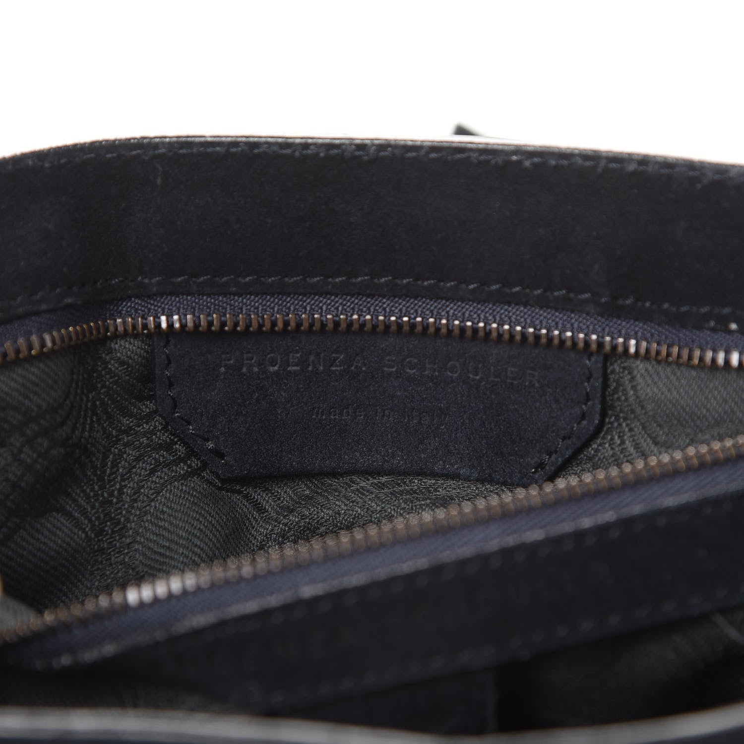 Proenza Schouler Suede Medium PS1 Satchel Navy 8 of 17