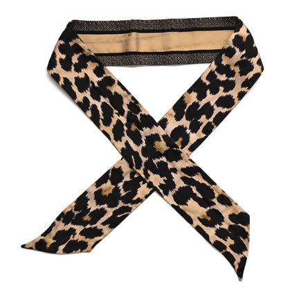 Christian Dior Silk Mizza Mitzah Scarf Beige Multicolor 1 of 4