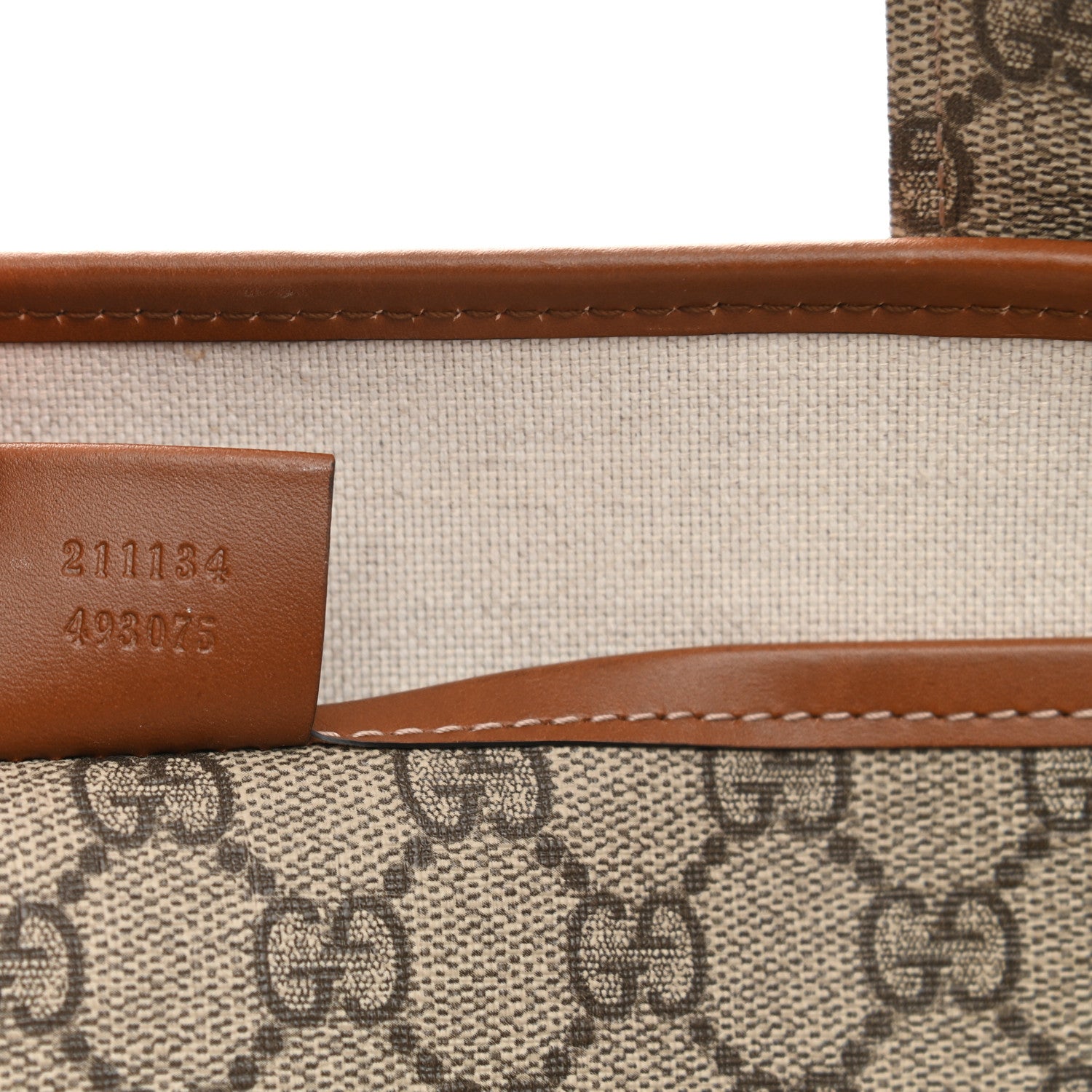 Gucci GG Plus Monogram Medium Signature Web Loop Tote Brown 8 of 10