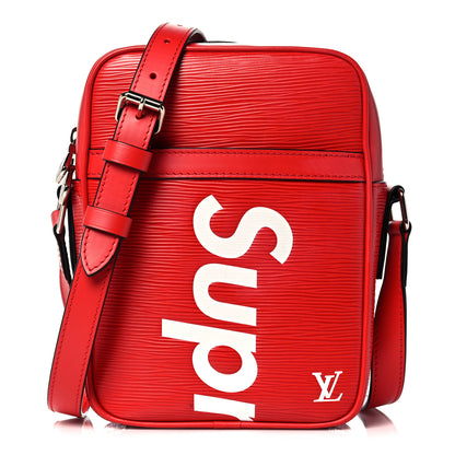 Louis Vuitton X SUPREME Epi Danube PM Red 1 of 12