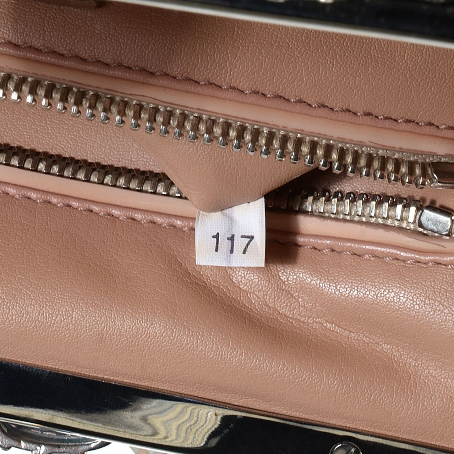 Vernice Crystal Encrusted Clutch Cipria