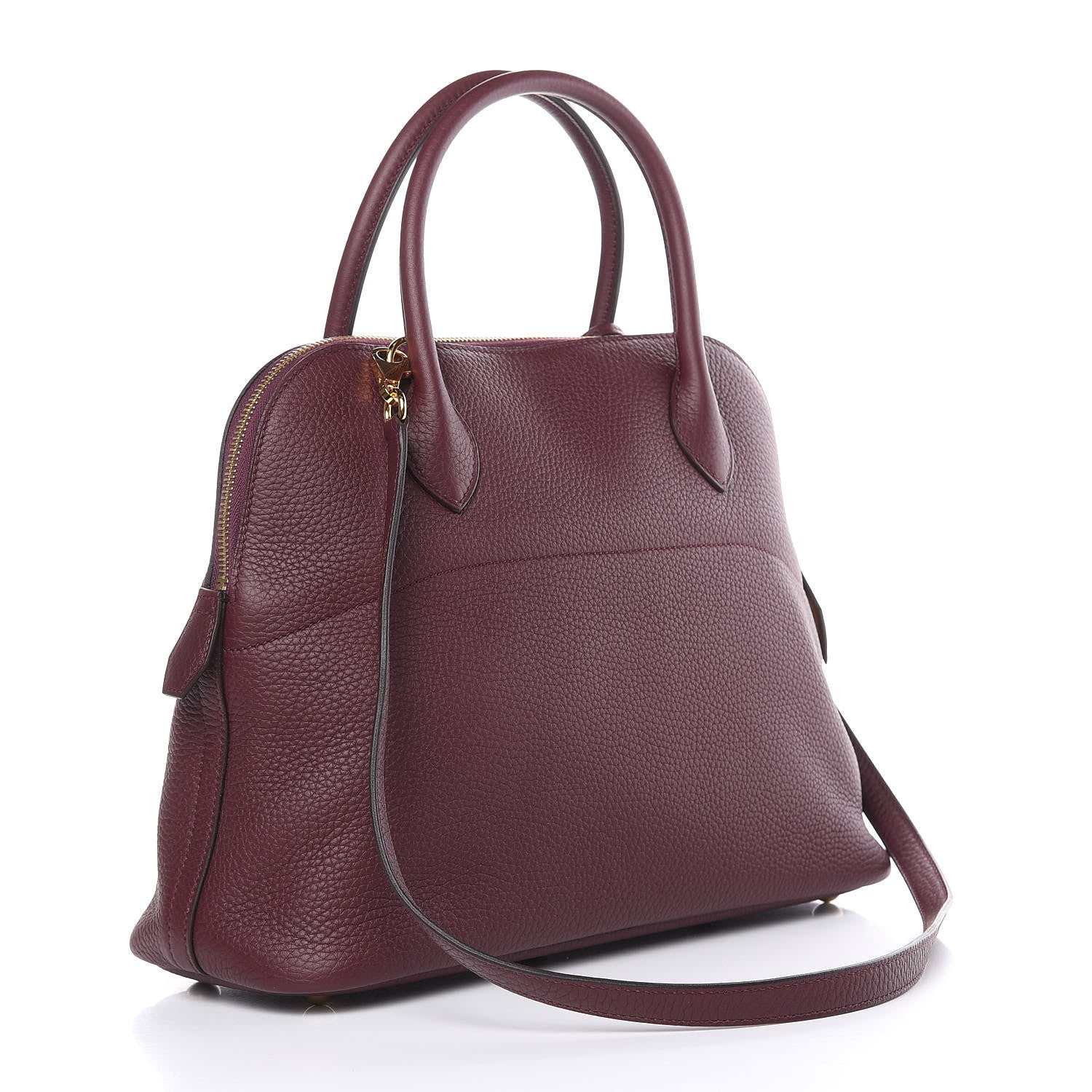 Hermes Taurillon Clemence Bolide 31 Bordeaux 4 of 11