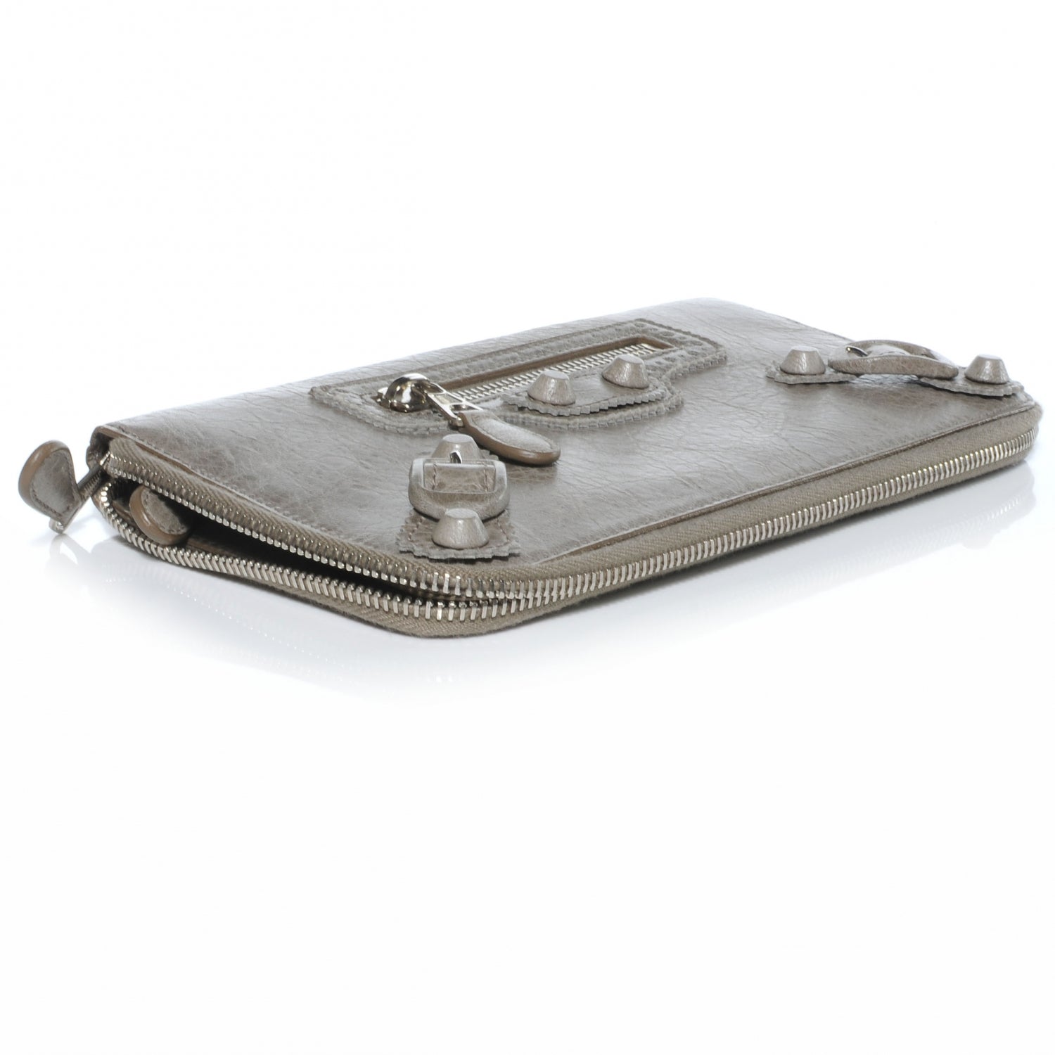 Balenciaga Agneau Giant Brogues Hardware Compagnon Wallet Galet 4 of 8