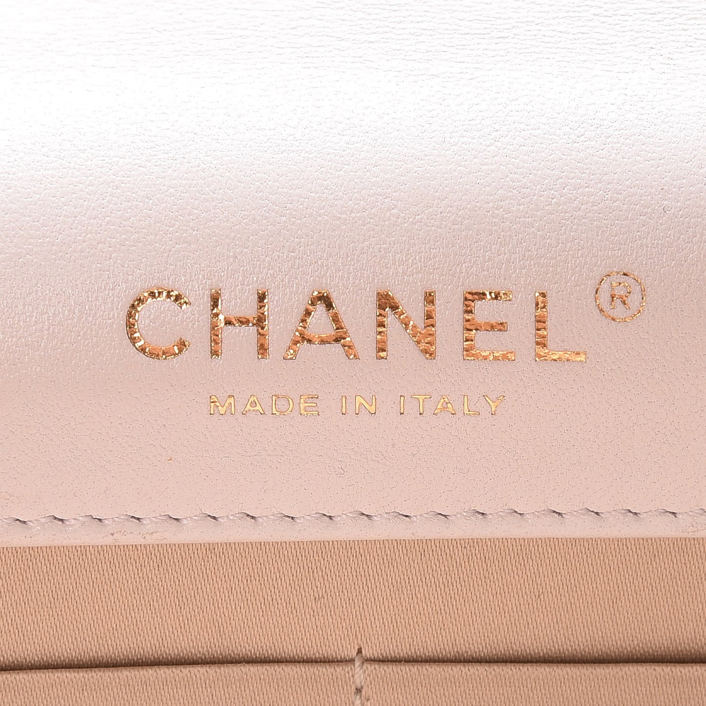 Lambskin Quilted Golden Class Wallet on Chain WOC Light Pink