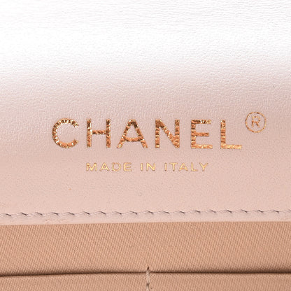 Chanel Lambskin Quilted Golden Class Wallet on Chain WOC Light Pink 6 of 13