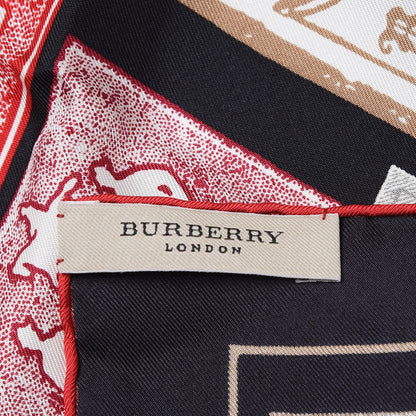 Burberry Silk Monogram Scarf Multicolor 9 of 9