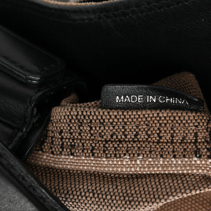 Burberry Canvas Mega Check Medium Ashby Hobo Saddle Black 8 of 19