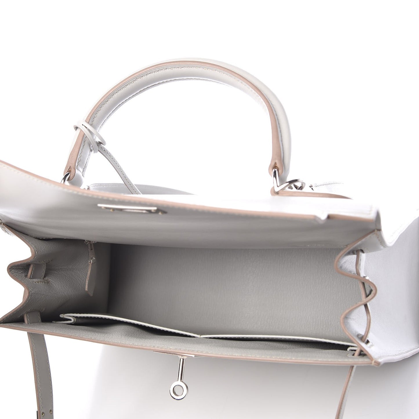 Tadelakt Kelly Sellier Guilloche 28 Gris Perle
