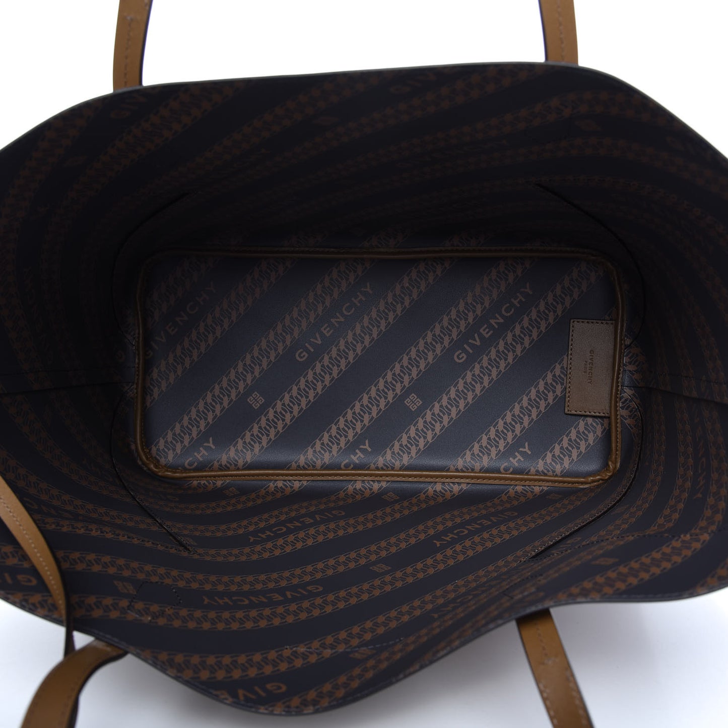 Smooth Calfskin Wing Shopper Tote Military Green