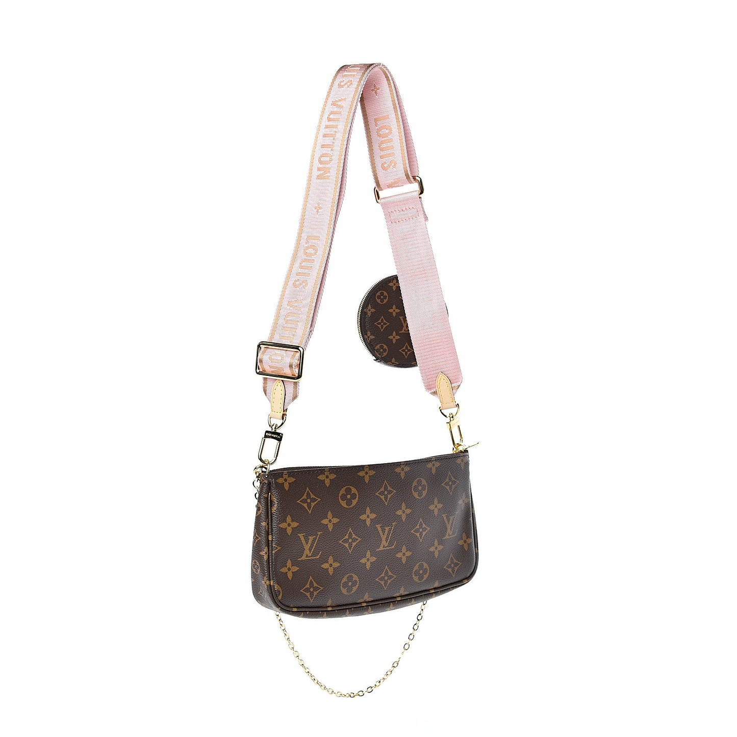 Monogram Multi Pochette Accessories Rose Clair