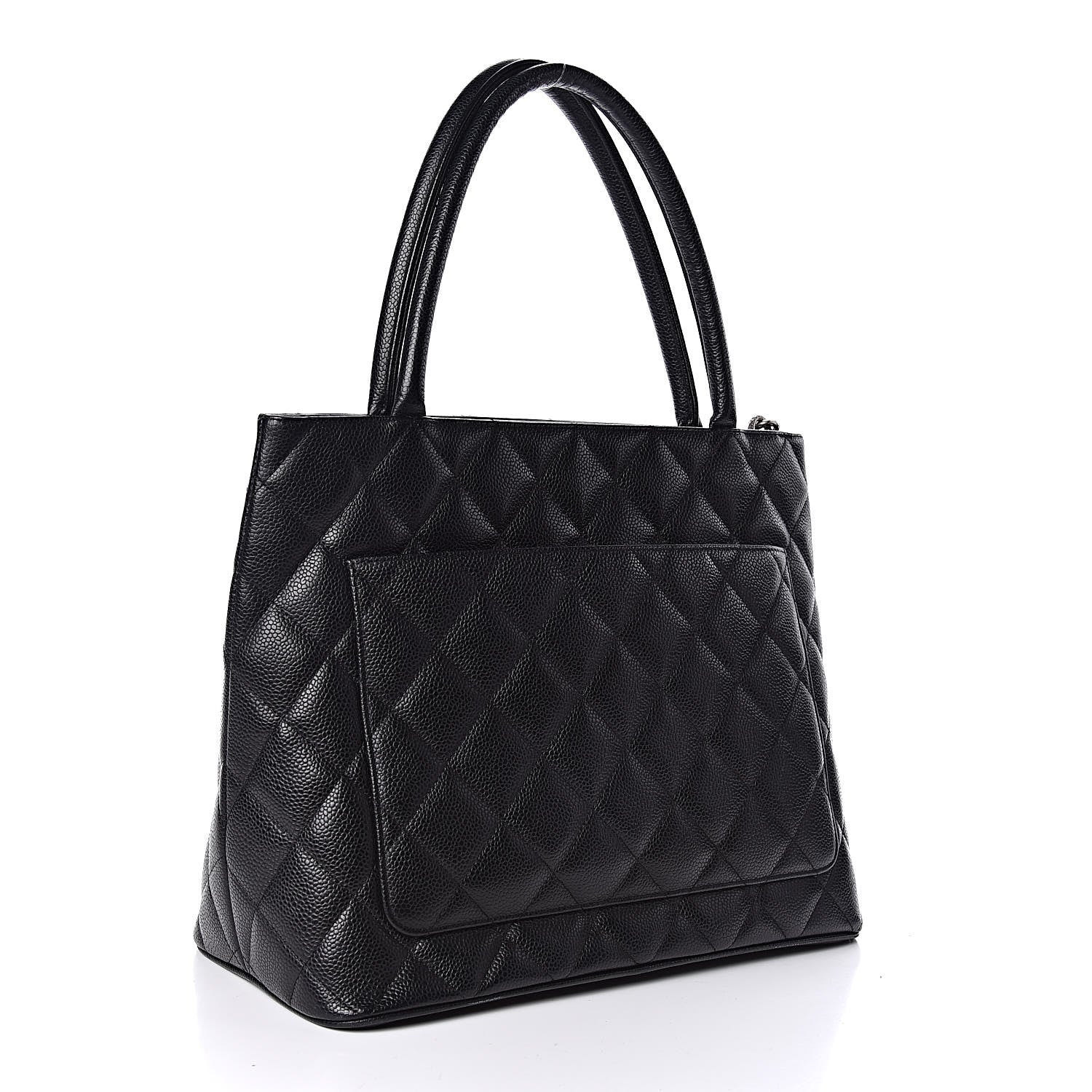 Chanel Caviar Quilted Medallion Tote Black 3 of 11