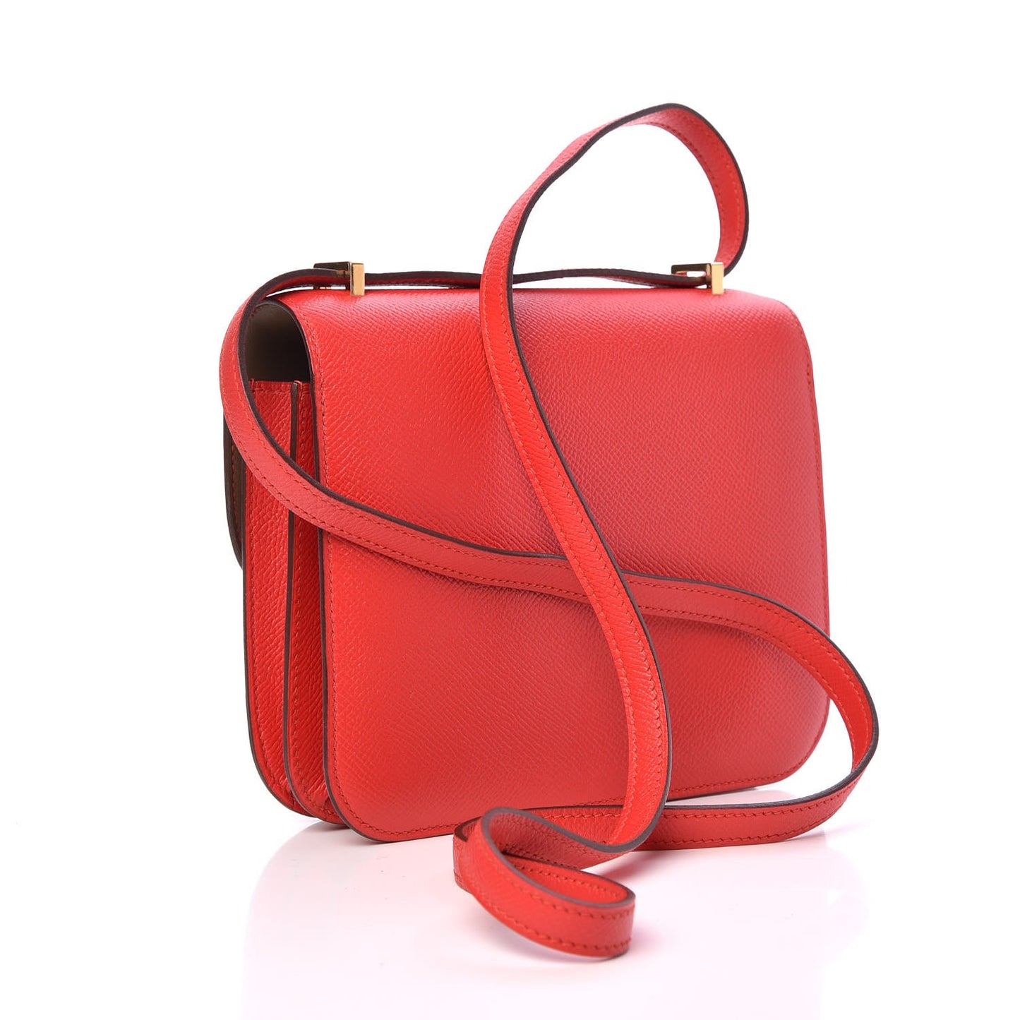 Epsom Horseshoe Constance 18 Rouge Tomate Etoupe