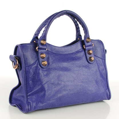 Balenciaga Agneau Giant 21 Rose Gold Hardware City Bleu Lavande 3 of 8