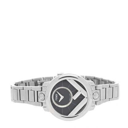 Fendi Stainless Steel Diamond 28mm Run Away Quartz Watch Black 2 of 5
