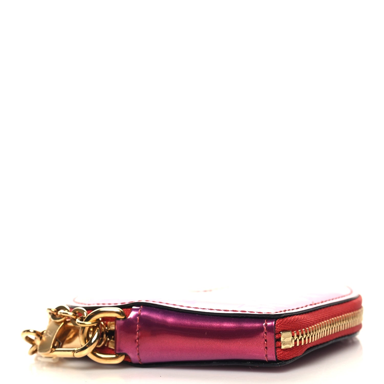 Louis Vuitton Vernis Heart Coin Purse Pink Red 5 of 8