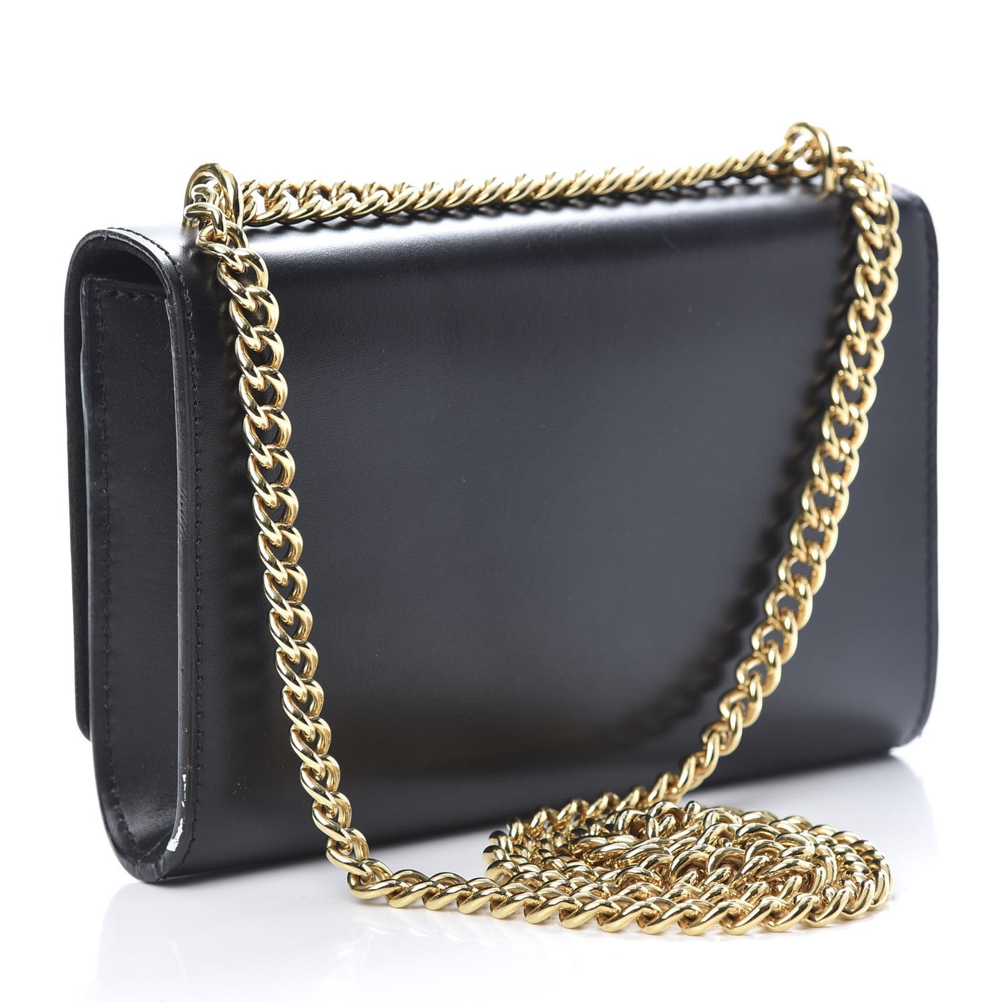 Calfskin Chain Louise MM Black