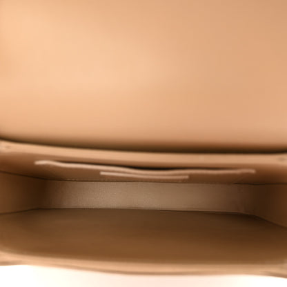 Saint Laurent Ostrich Small Solferino Satchel Beige Gold 4 of 9