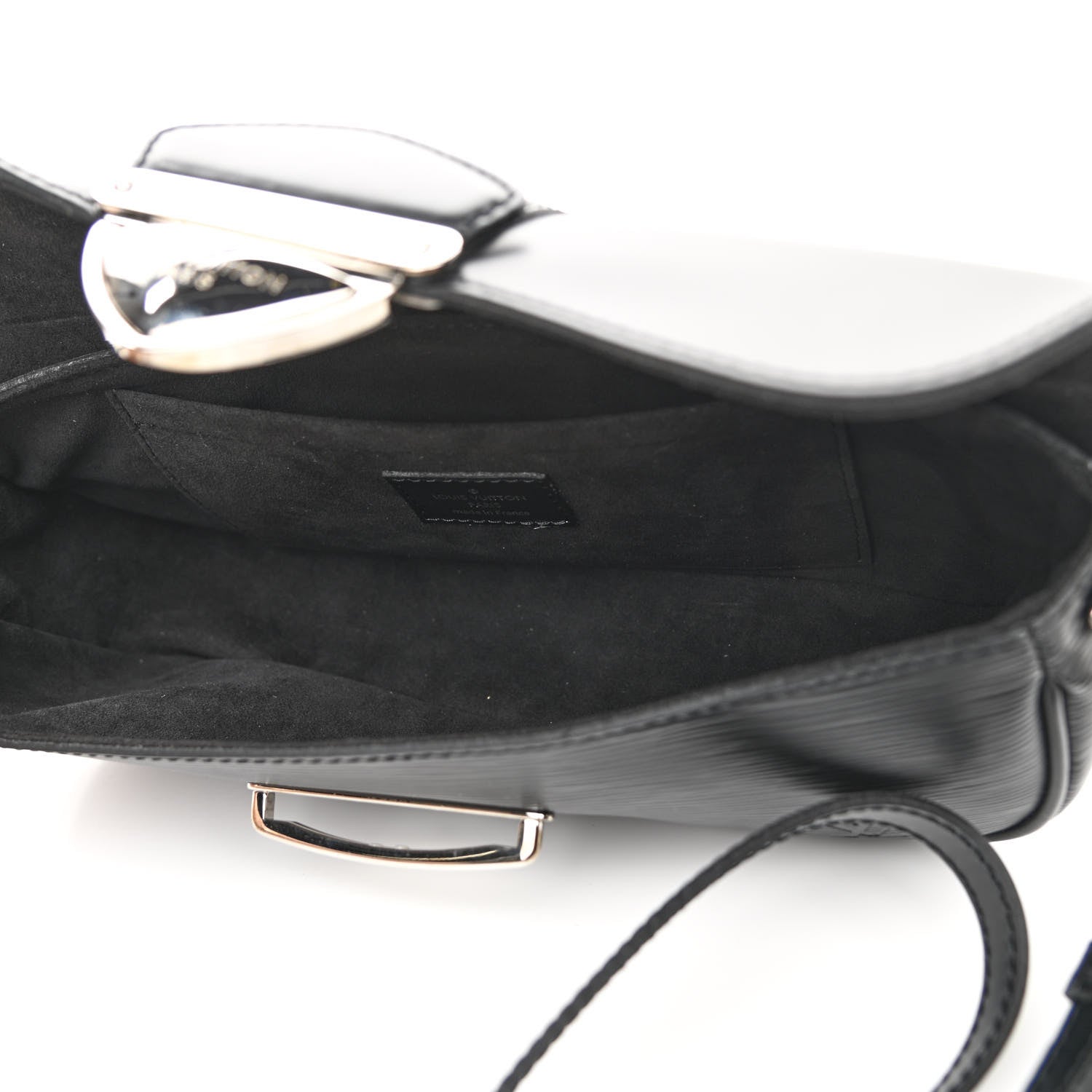 Louis Vuitton Epi Montaigne Clutch Black 5 of 9