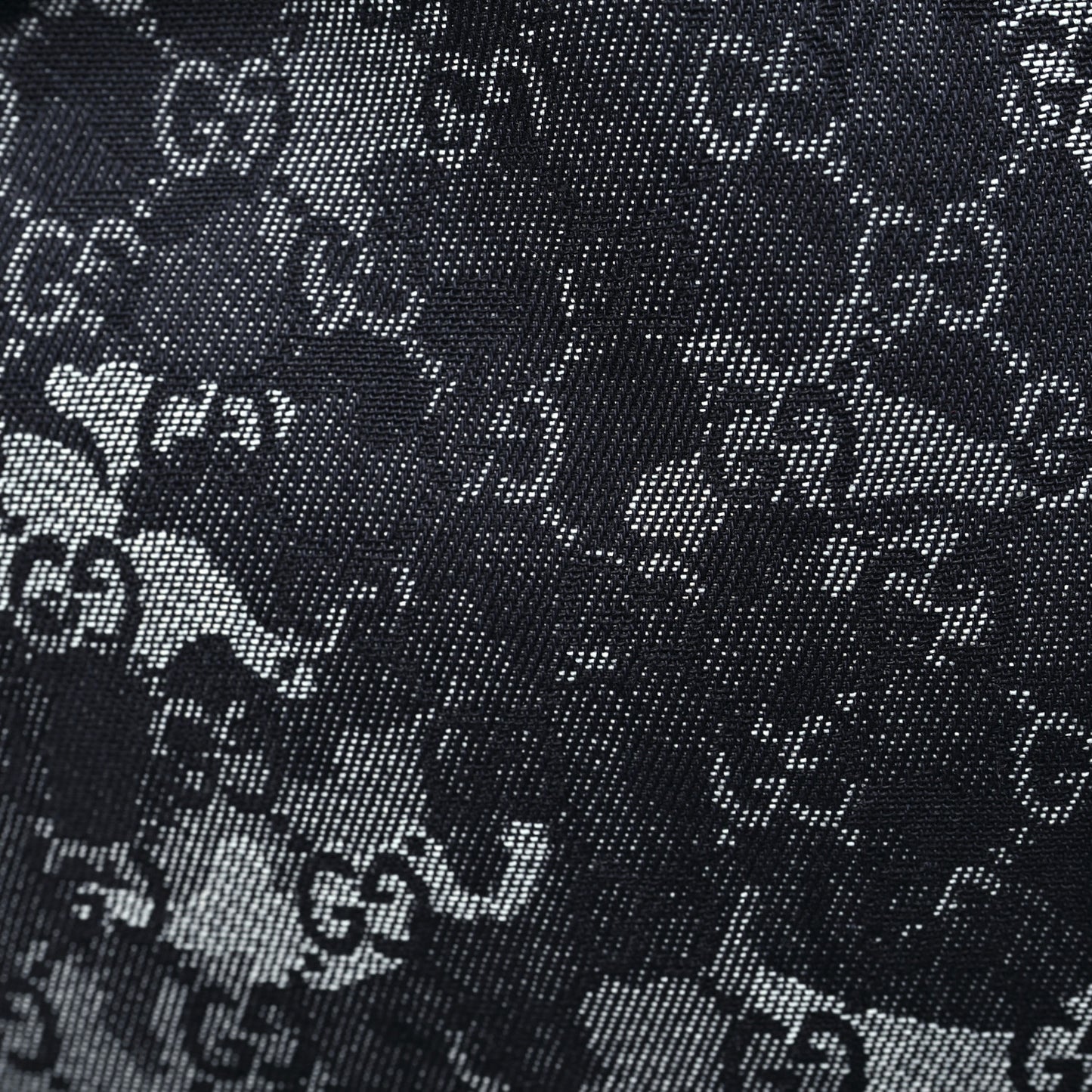 Denim Monogram Camouflage Large Backpack Blue
