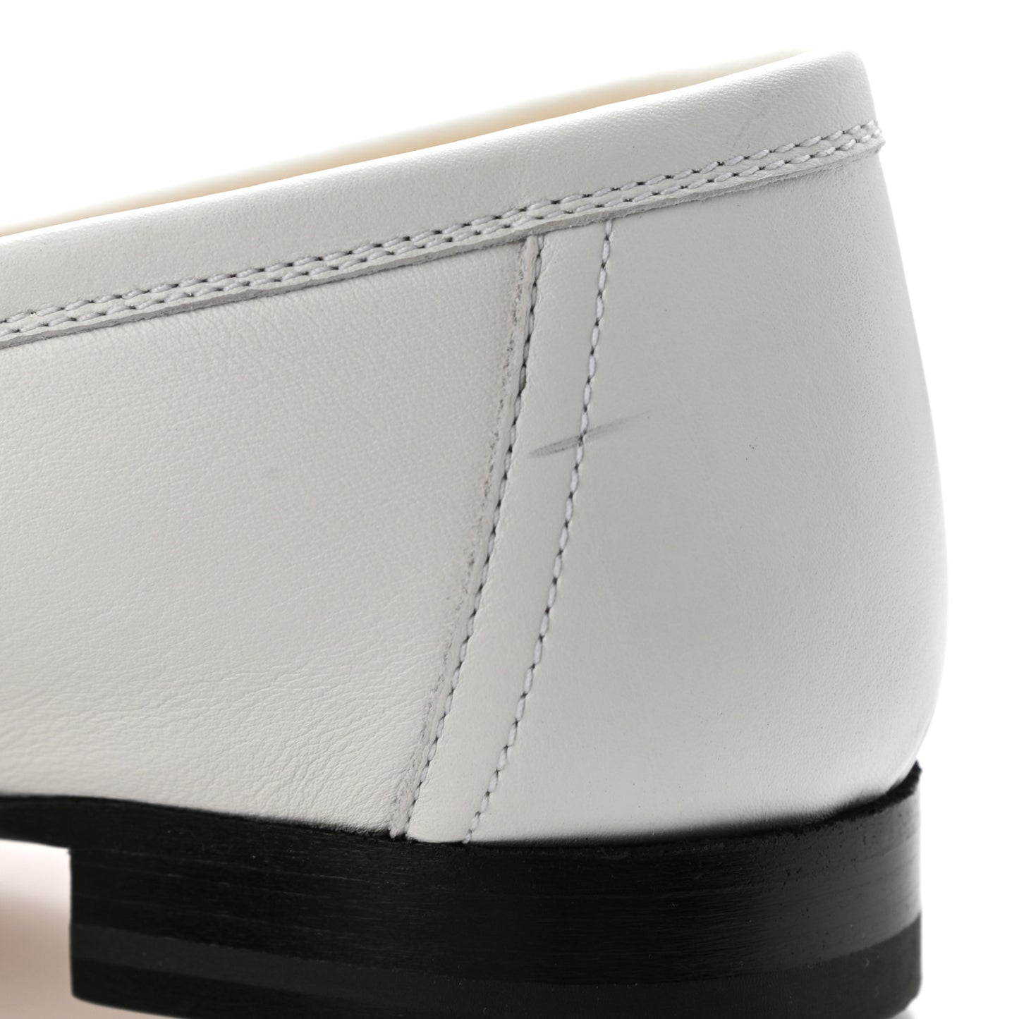 Calfskin Womens Paris Loafers 37 White Bois De Santal