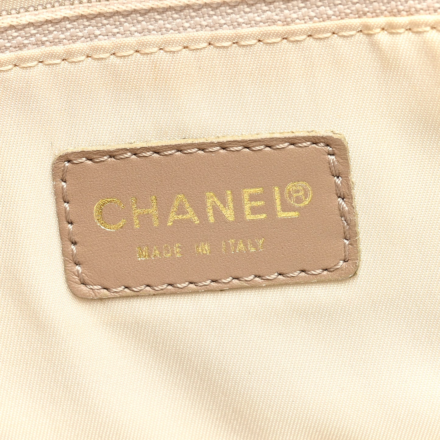 Nylon Travel Shoulder Bag Beige