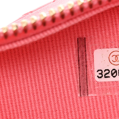 Chanel Lambskin Quilted CC In Love Heart Clutch With Chain Pink 7 of 11