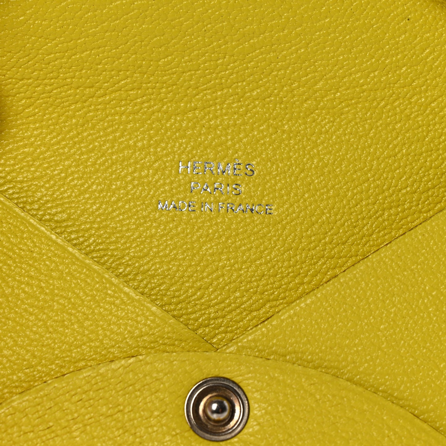 Chevre Mysore Calvi Card Case Lime