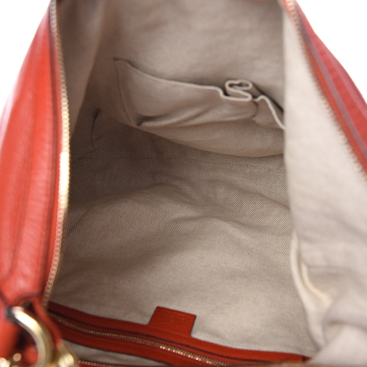 Pebbled Calfskin Medium Soho Chain Hobo Sun Orange