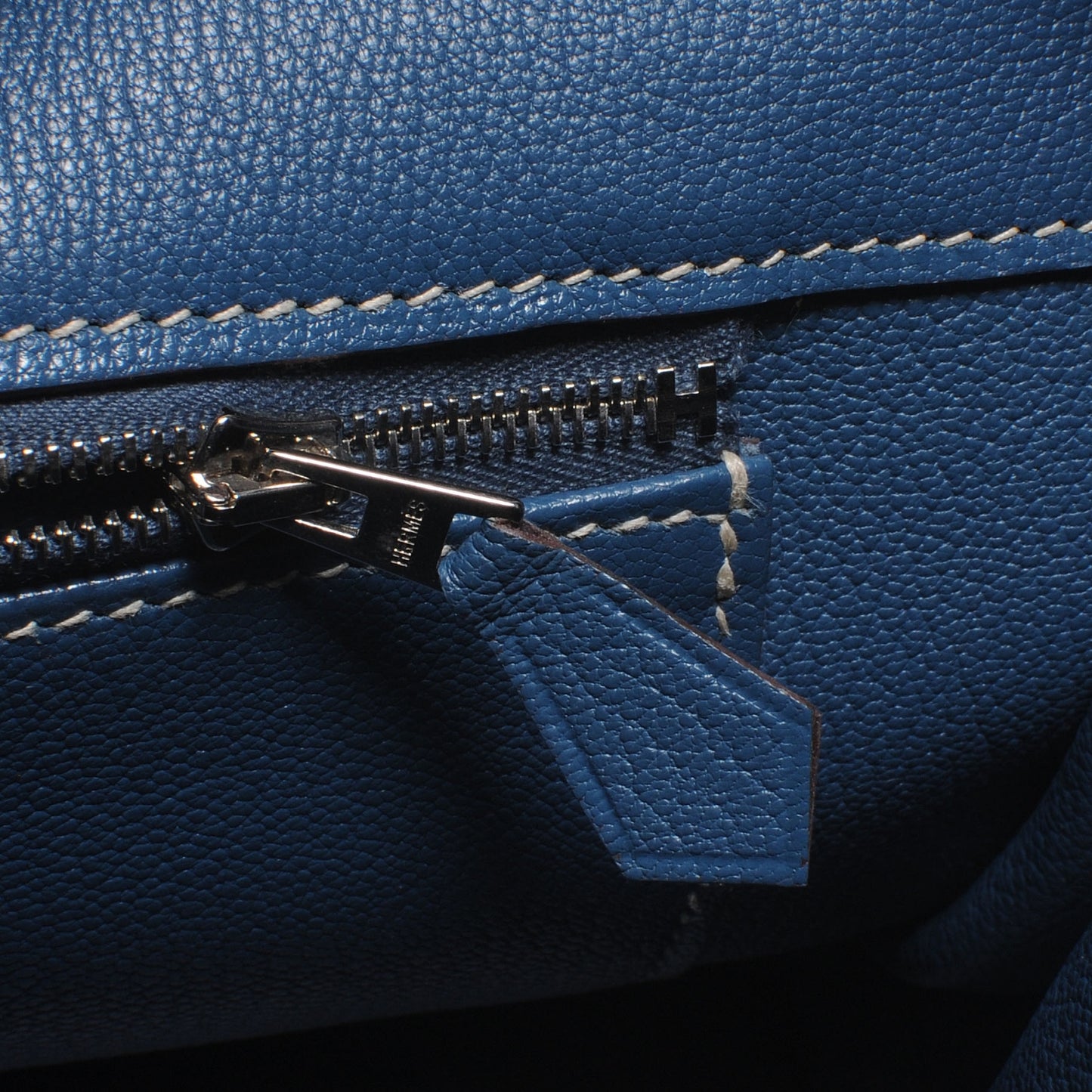 Epsom Candy Birkin 35 Etain Bleu Thalassa