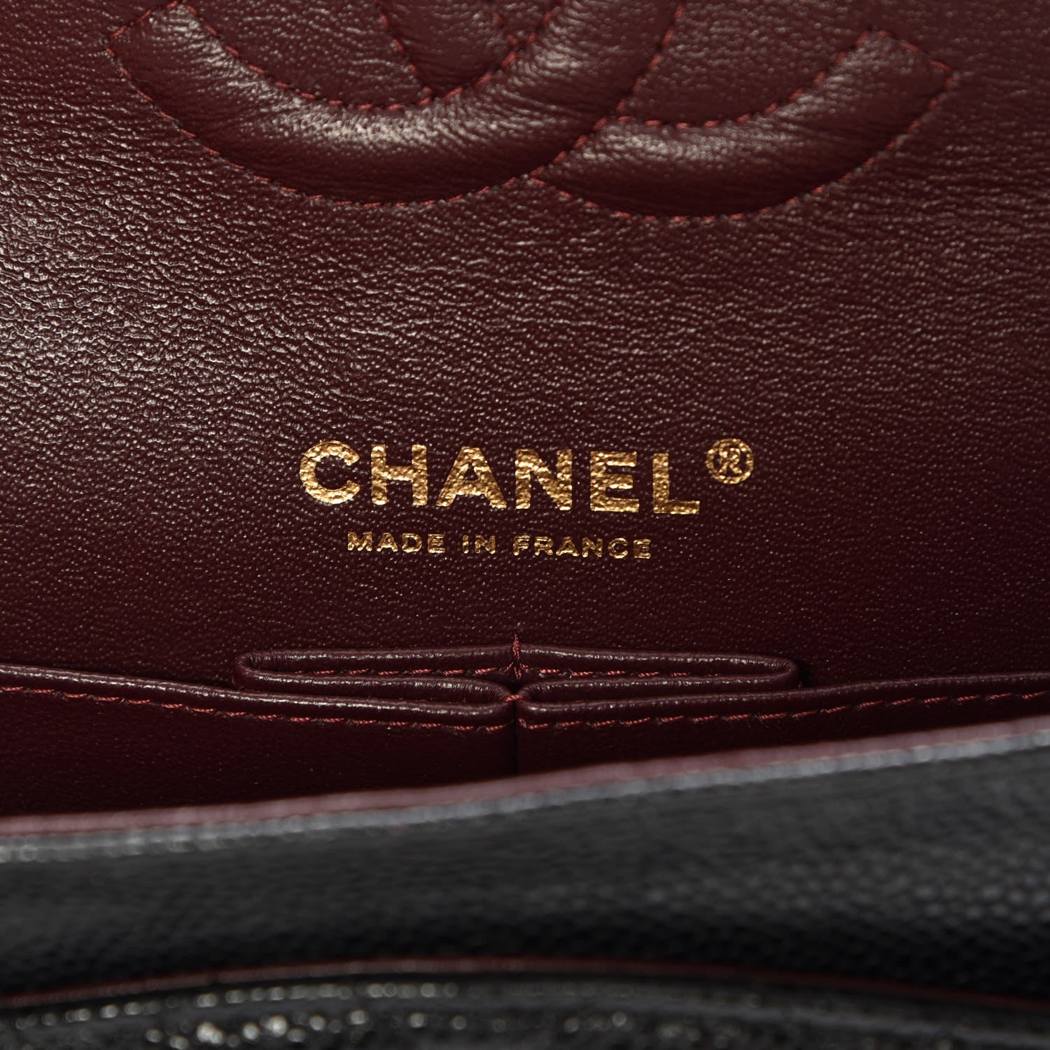 Chanel Caviar Quilted Medium Double Flap Black 6 of 7